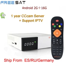 Freesat GTC decoder DVB-S2 DVB-C DVB-T2 Amlogic S905D android 6.0 TV BOX 2GB 16GB +1 Year cccam Satellite TV Receiver set tv box Freesat GTC decoder DVB-S2 DVB-C DVB-T2 Amlogic S905D android 6.0 TV BOX 2GB 16GB +1 Year cccam Satellite TV Receiver set tv box