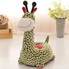 Прямая с фабрики плюшевые игрушки из мультфильмов диван для детей Жираф корона. С принтом «обезьяна». Собак. Слона. Медведя. Кролика детское сиденье