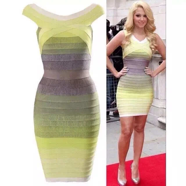Yellow green bandage dress Yellow green bandage dress