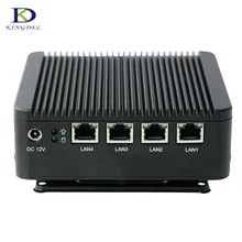 Celeron J1900 4*LAN Quad Core Fanless HTPC Mini Computer Win 7 NO WIFI Intel HD Graphics Nettopp PC in Stock 8G RAM 128G SSD