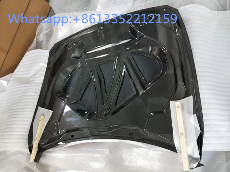 M4 GTS both side carbon fiber hood cover fit for F80 F84 M4 M3 to GTS style Bonnet (13)