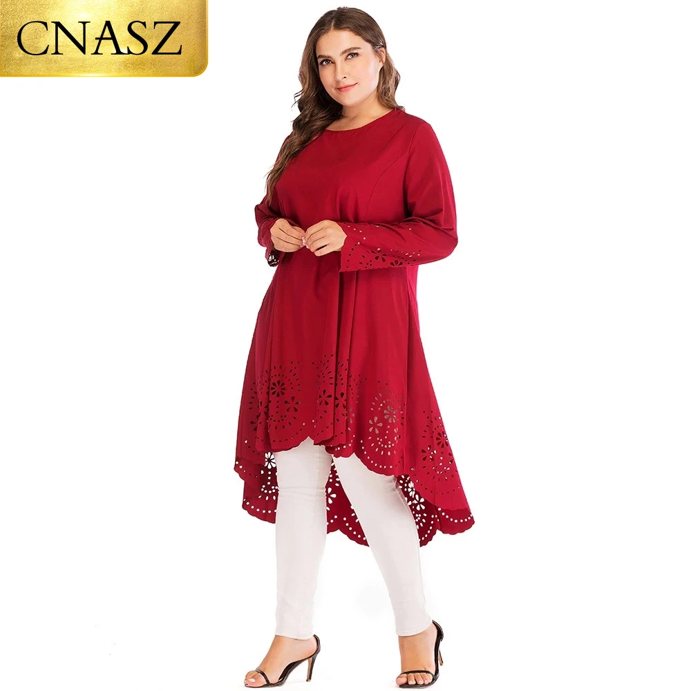 

Muslim long tops arabic 6xl plus size blouse hijab dress abayas for women