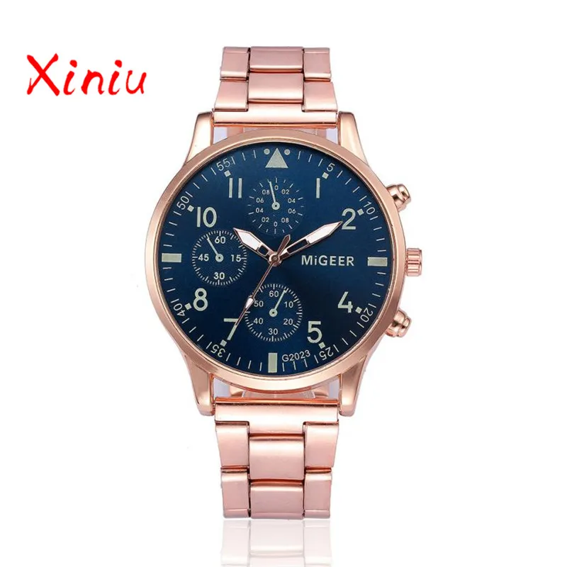Men Quartz Watch Luxury Brand Business Three Eyes Stainless Steel Band Military Wrist Watch Relogios Masculino erkek kol saati -