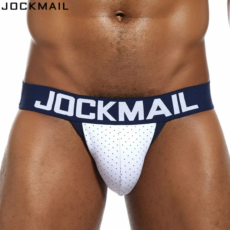 Мужские хлопковые стринги JOCKMAIL сексуальные с открытой спиной и ягодицами танга