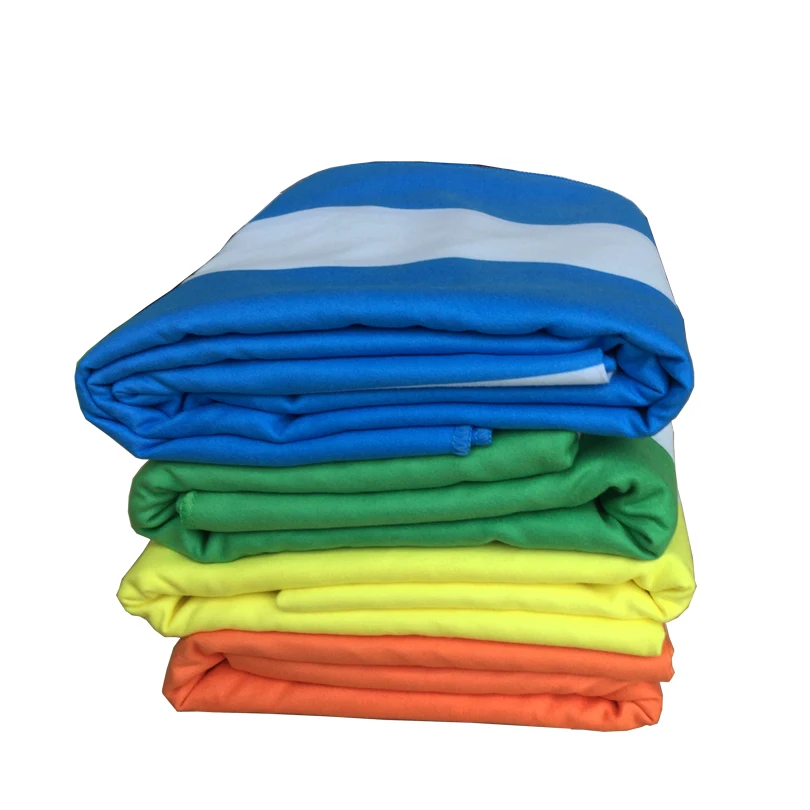 Большой Пляжный коврик Zipsoft 85*200 см микрофибра в полоску быстросохнущее Дорожный