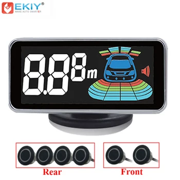 

EKIY Parking Sensor 6 Sensors Reversing Radar Detector LED Digital Car Parking Assistance Kit Alarm System 12V Auto Parktronic