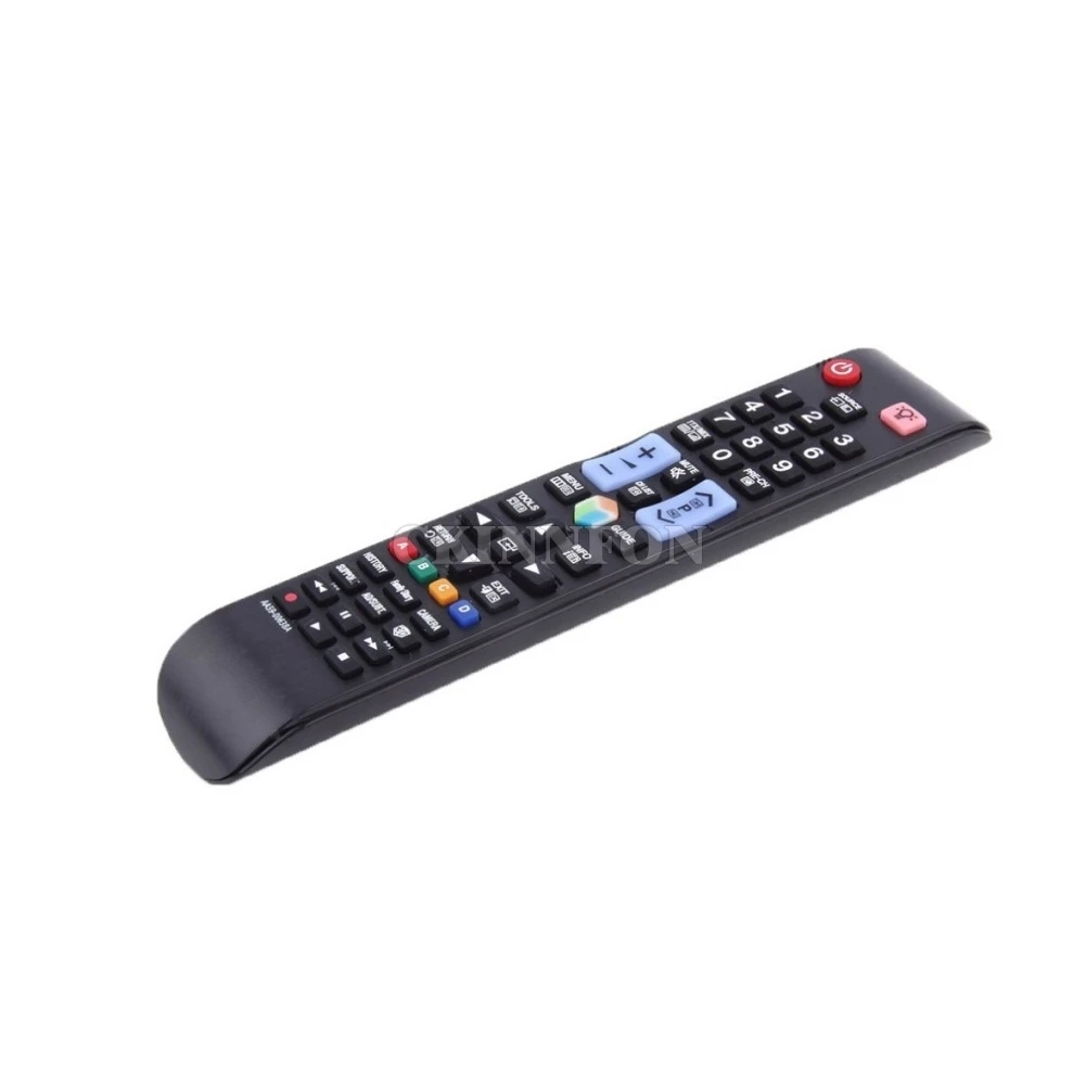 TV 리모컨 교체 컨트롤러, 삼성 RM-D1078 스마트 3D LCD 핫, 컬러 블랙, 100 개/로트