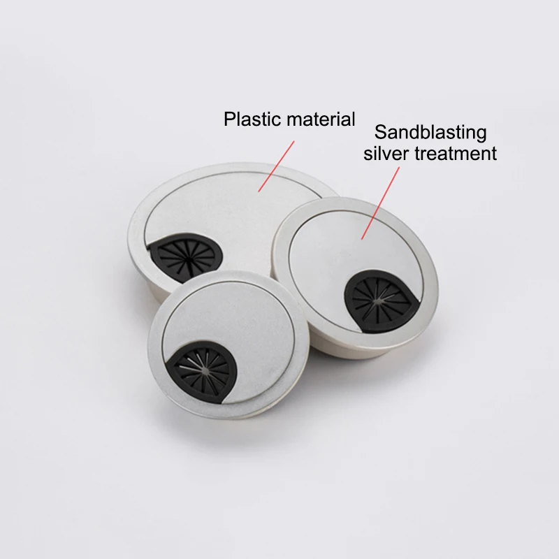 

Plastic Desk Table Grommet Cable Cord Hole Cover for Home Office MAL999