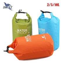 2L/5L/10L Сверхлегкий ПВХ водонепроницаемый плавательный мешок пляжный купальник бикини сухой мешок Подводное плавание дайвинг бассейн поплавок Superdry вещи мешок