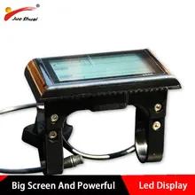 36v 48v big screen LCD display bike computer with water-proof connect wire bicycle speedometer for powerful electric bike kits