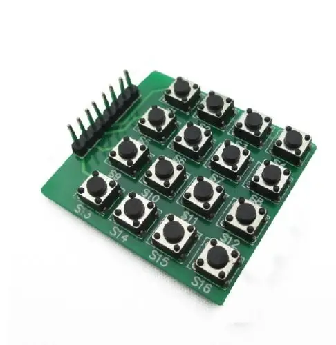 4x4 4*4 Матрица клавиатуры модуль 16 Боттон микроконтроллер для Arduino atmel S1/2|mcu|mcu module |