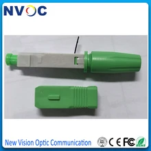 100 шт./лот, FTTH SCAPC телекоммуникационный класс быстрая сборка оптоволоконный быстрый разъем, SC/APC оптоволоконный быстрый холодный разъем