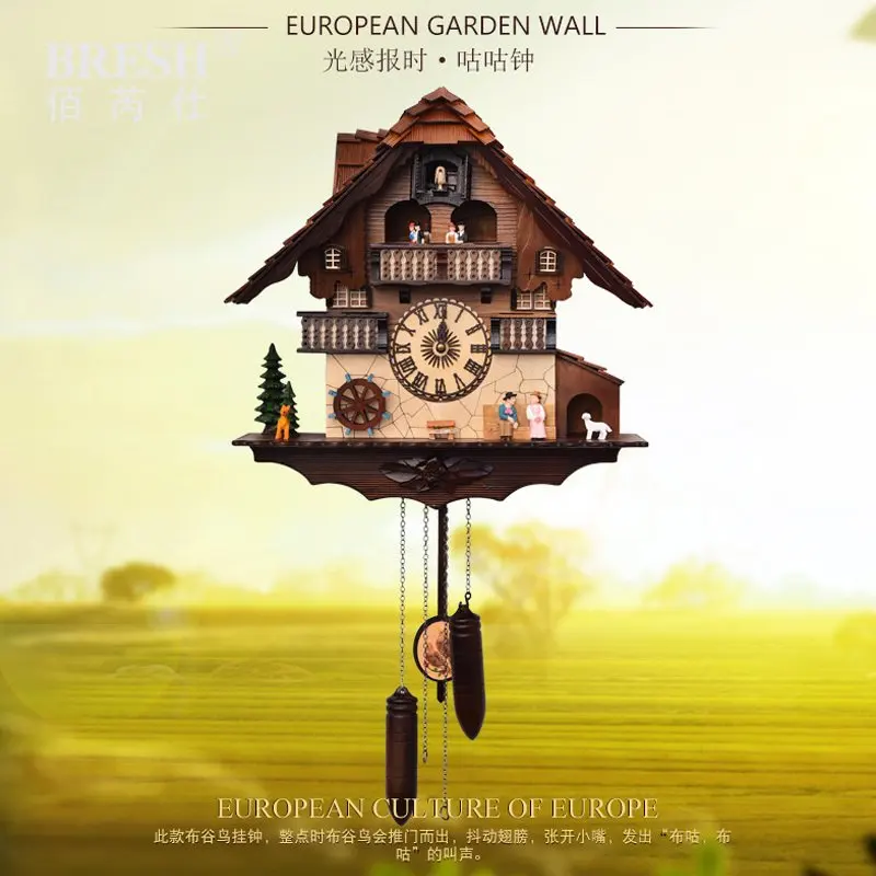 Модные настенные часы morden forest в деревенском стиле модные cuckoo с часами quieten|wall clock