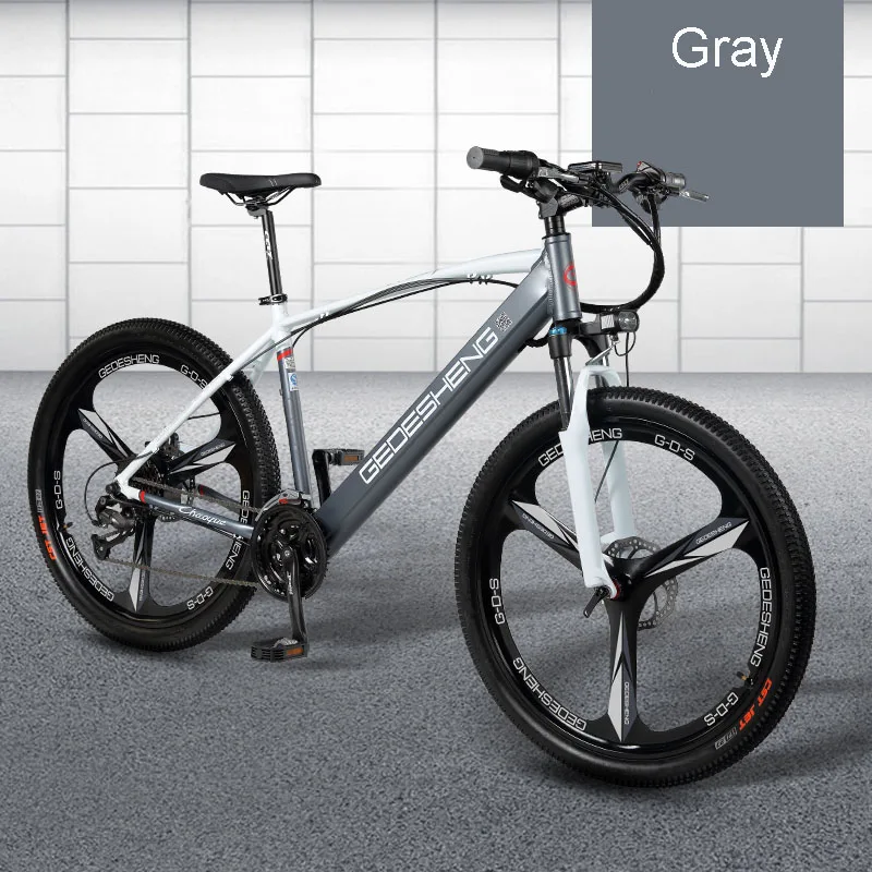 26 bicicleta de montaña eléctrica MTB 48 V batería de litio 27 velocidades variable batería de litio macho inteligente bicicleta eléctrica