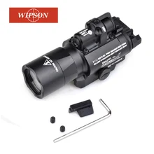 WIPSON X400U ультра светодиодный светильник-вспышка, тактический светильник, оружейный светильник с красным лазерным прицелом для пистолета для охоты