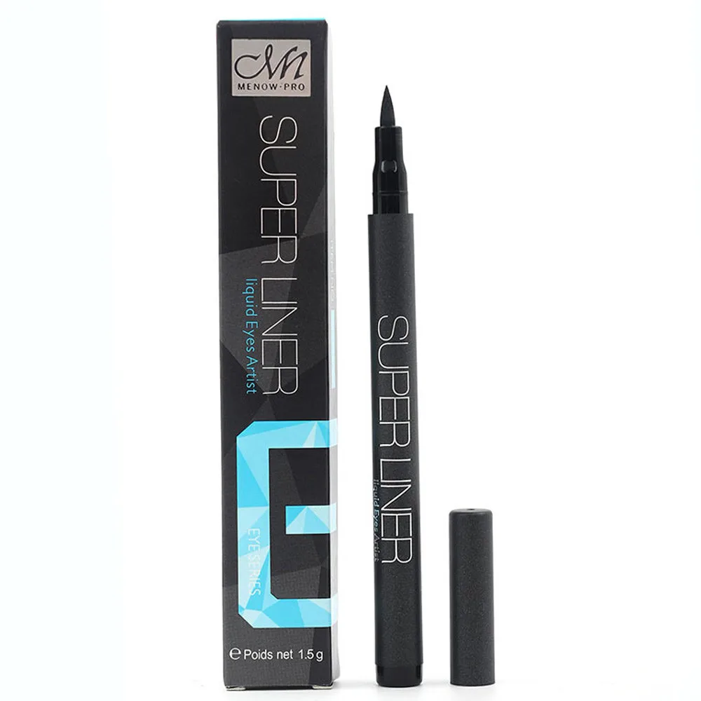 

Fashion 2019 M.n Menow Waterproof Sweatproof Black Long-lasting Liquid Eyeliner Pen
