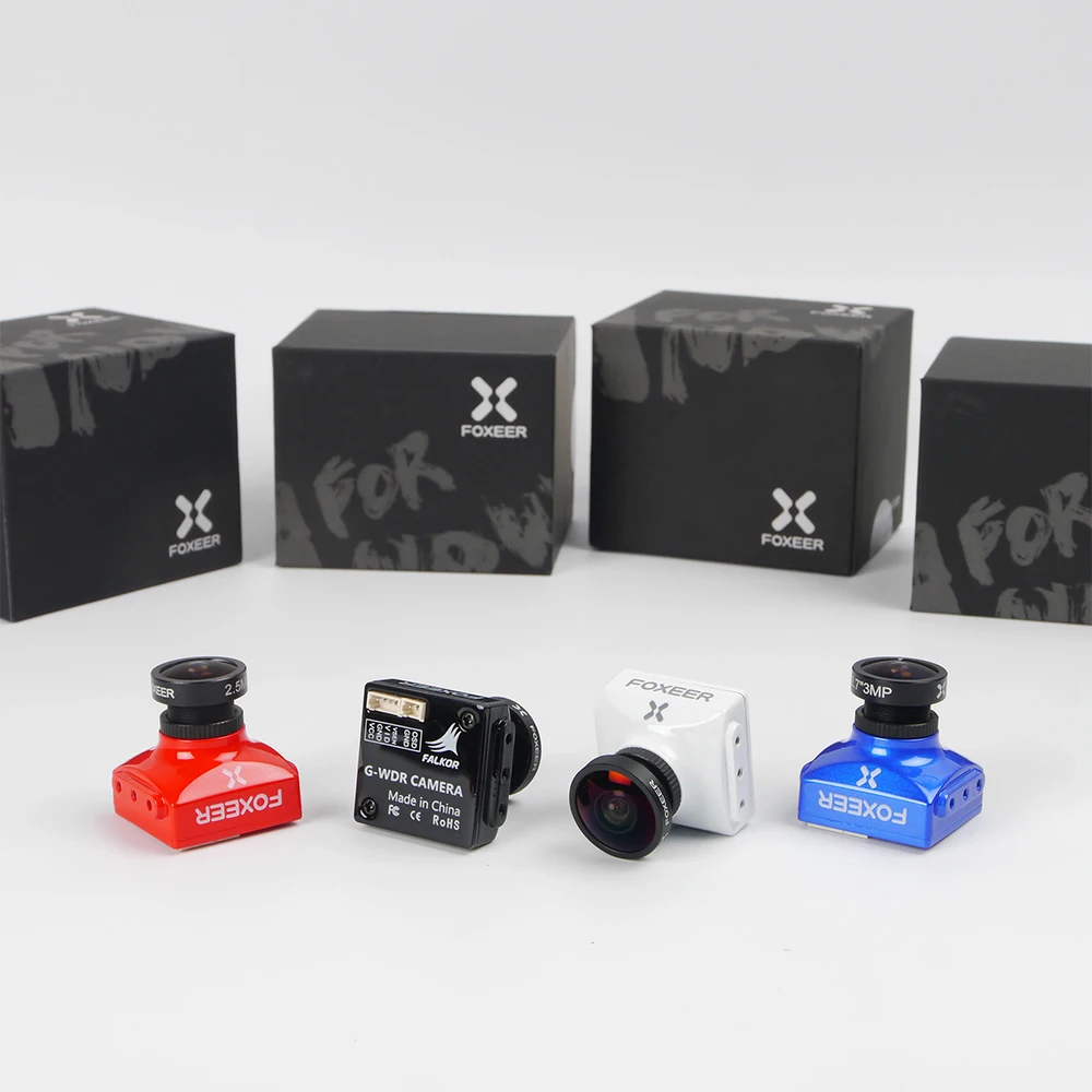 

Foxeer Falkor FPV Camera 1200TVL CMOS 1/3 4:3 16:9 PAL/NTSC Switchable G-WDR DC5-40V for RC Multirotor Racing Drone