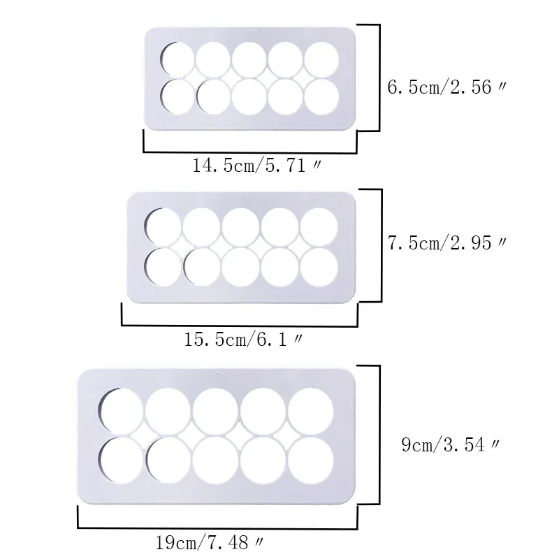 Бисквит печенье Форма-резак для украшения торта инструменты 3 шт./компл. геометрические круглые формы торта Формочки Для помадок тиснение выпечки резак
