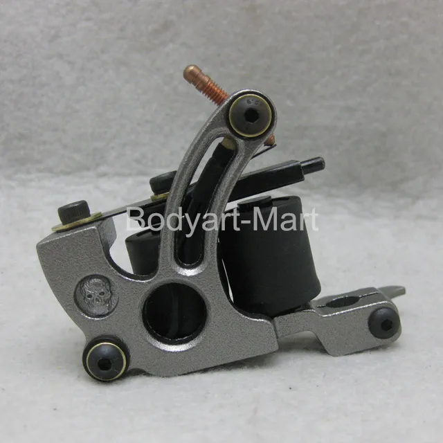 Professional Tattoo Machine 10 Warp Coil Gray Tattoo Gun For Beginner Shader Liner GAM14-B# Professional Tattoo Machine 10 Warp Coil Gray Tattoo Gun For Beginner Shader Liner GAM14-B#