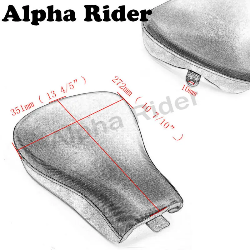 Подушка на сидение для переднего сиденья мотоцикла Harley Sportster XL 1200 883 2007 2014 Solo|solo