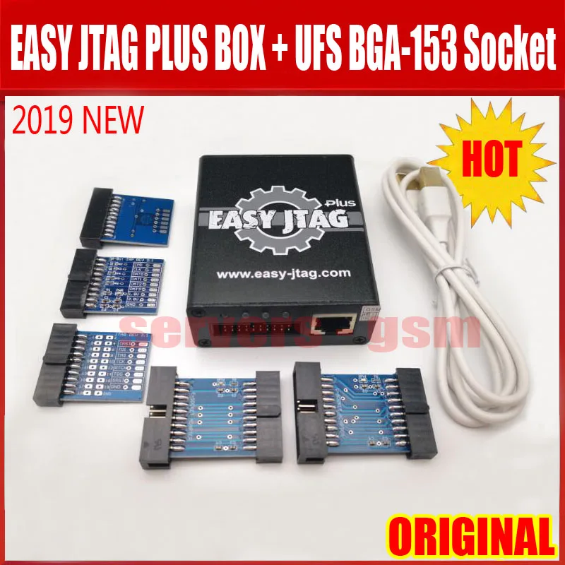 2019 новая версия Оригинальный Полный комплект легкий Jtag Plus EMMC разъем + Easy-Jtag Plus UFS BGA-153 разъем Adapterv