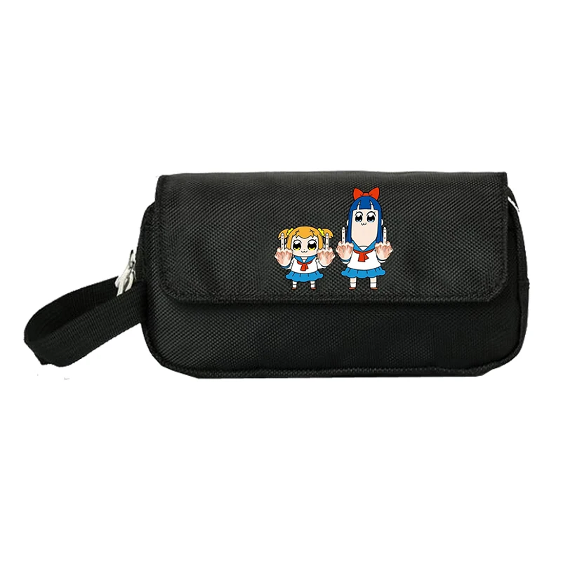 Pop Team Epic Pencill чехол женские косметические шкатулки сумка для макияжа детская Студенческая двойная молния Сумка Сумочка Кошелек - Цвет: 04