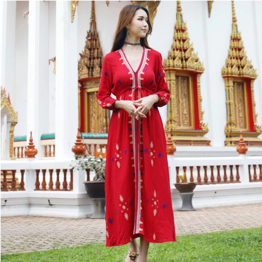 Thời Trang đầm Theu Tay Lửng Truyền Thống ấn độ Quần Ao Thổ Nhĩ Kỳ Pakistan ấn độ Nữ Quần Ao Traditional Indian Clothing India Womens Clothingindian Clothing Aliexpress