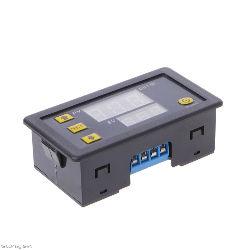 

12V Timing Delay Relay Module Cycle Timer Digital LED Dual Display 0-999 Minutes
