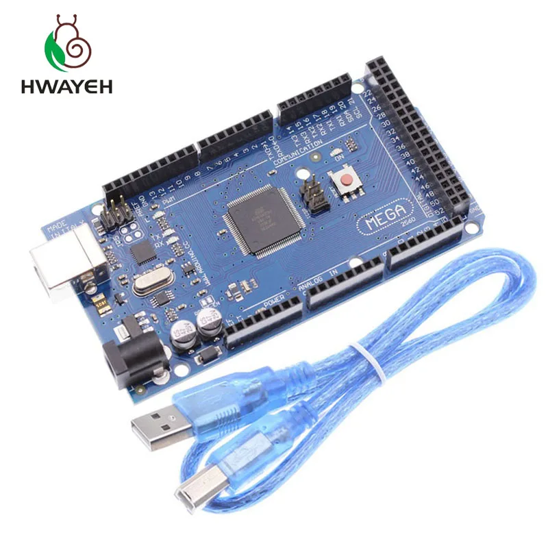 Mega 2560 R3 плата 2012 Offcial Version с чипом ATMega ATMega16U2 для Arduino интегрированный драйвер