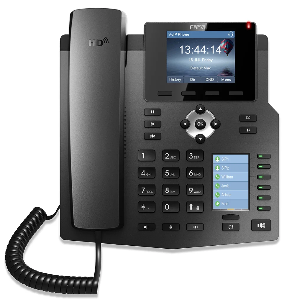 Fanvil X4G ip телефон корпоративный настольный HD голос с 2 8 дюймовым цветным экраном