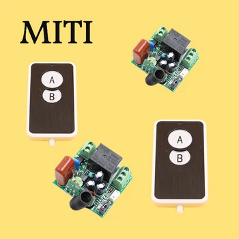

Newest Mini Size RF Wireless Remote Control Switch System 1CH 2pcs Waterproof Transmitter & 2pcs Receivers AC220V 10A
