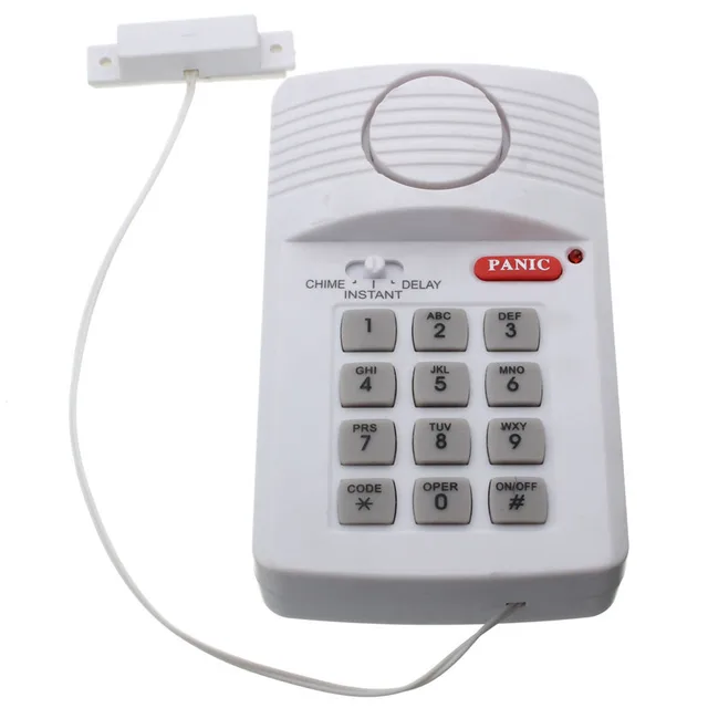 Best sales High Quality Security Keypad Door Alarm System With Panic Button For Home Shed Garage Caravan