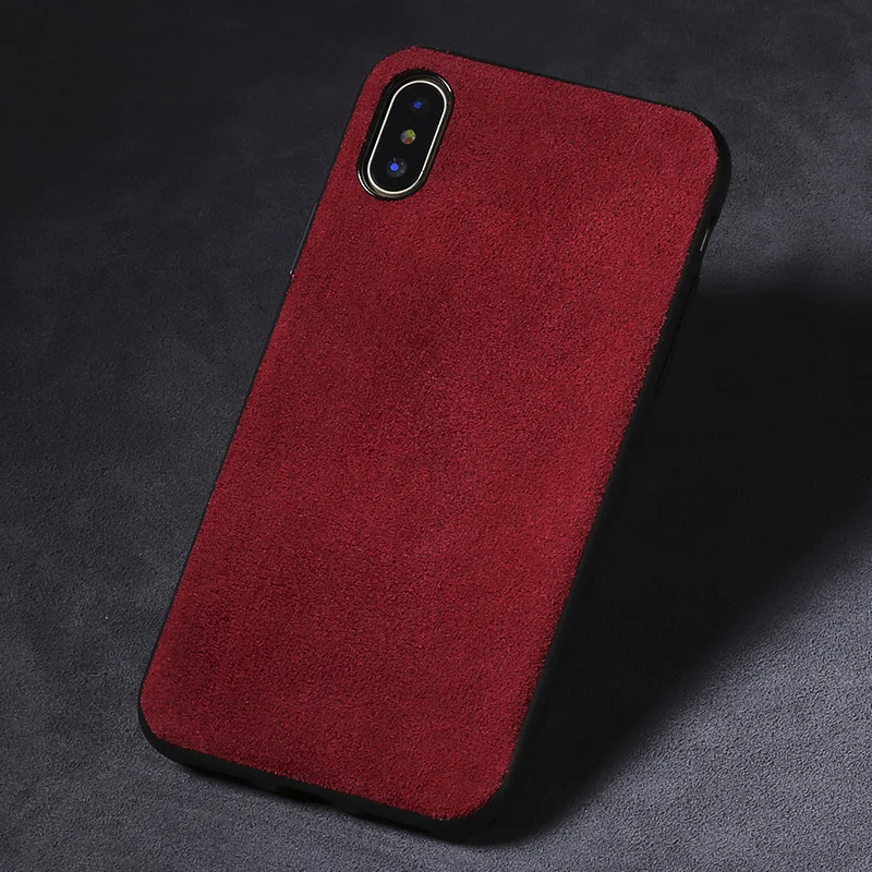 

Fashion phone case for xiaomi 8 se suede business phone case all-inclusive phone protection case for millet 6 6x max3 mix2s