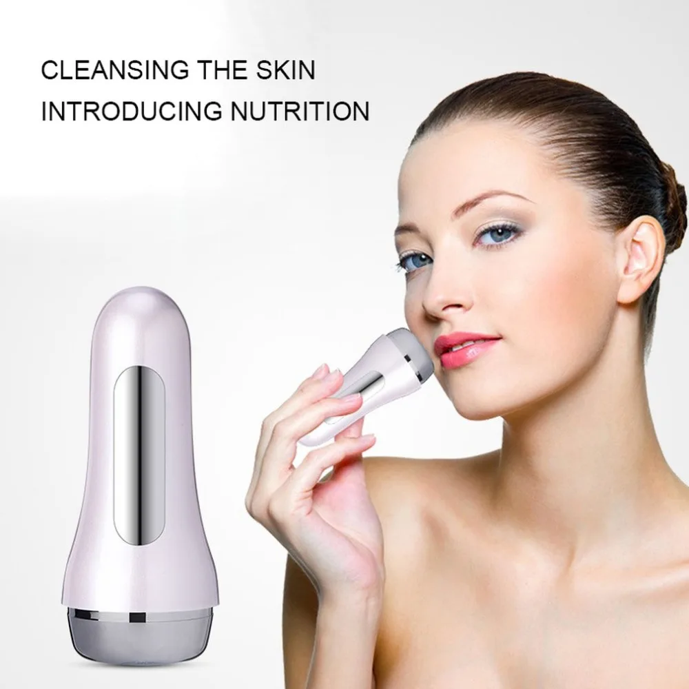 Ultrasonic Ion Facial Massager Vibrating Massage Face Lift Whitening