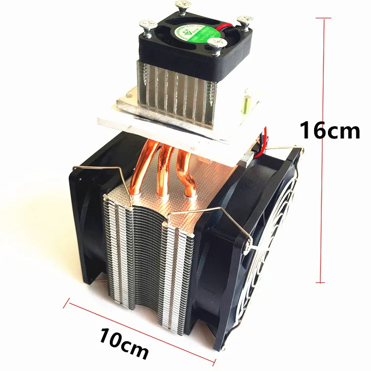 

DIY DC12V Semiconductor Cooler Computer Case Micro Air Conditioning refrigerator Space Cooling radiator Kit