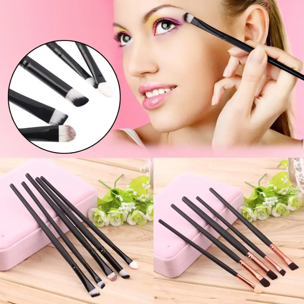 Make Up Beauty 5PCS Makeup Brushes Set Kit Powder Foundation Eyeshadow