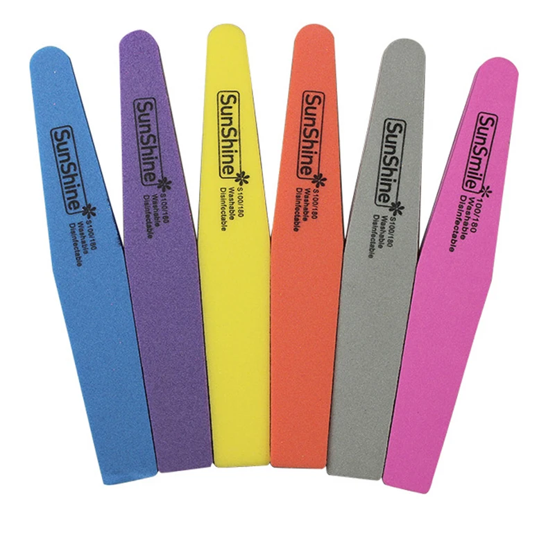 

Sponge Nail Art Tips Buffer 100/180 Sanding Block Buffing Files Pro