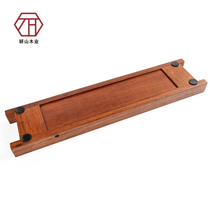 "Yan Mountain" Enlightenment of new Chinese whole heavy bamboo tea tray creative Kung Fu tea to send water