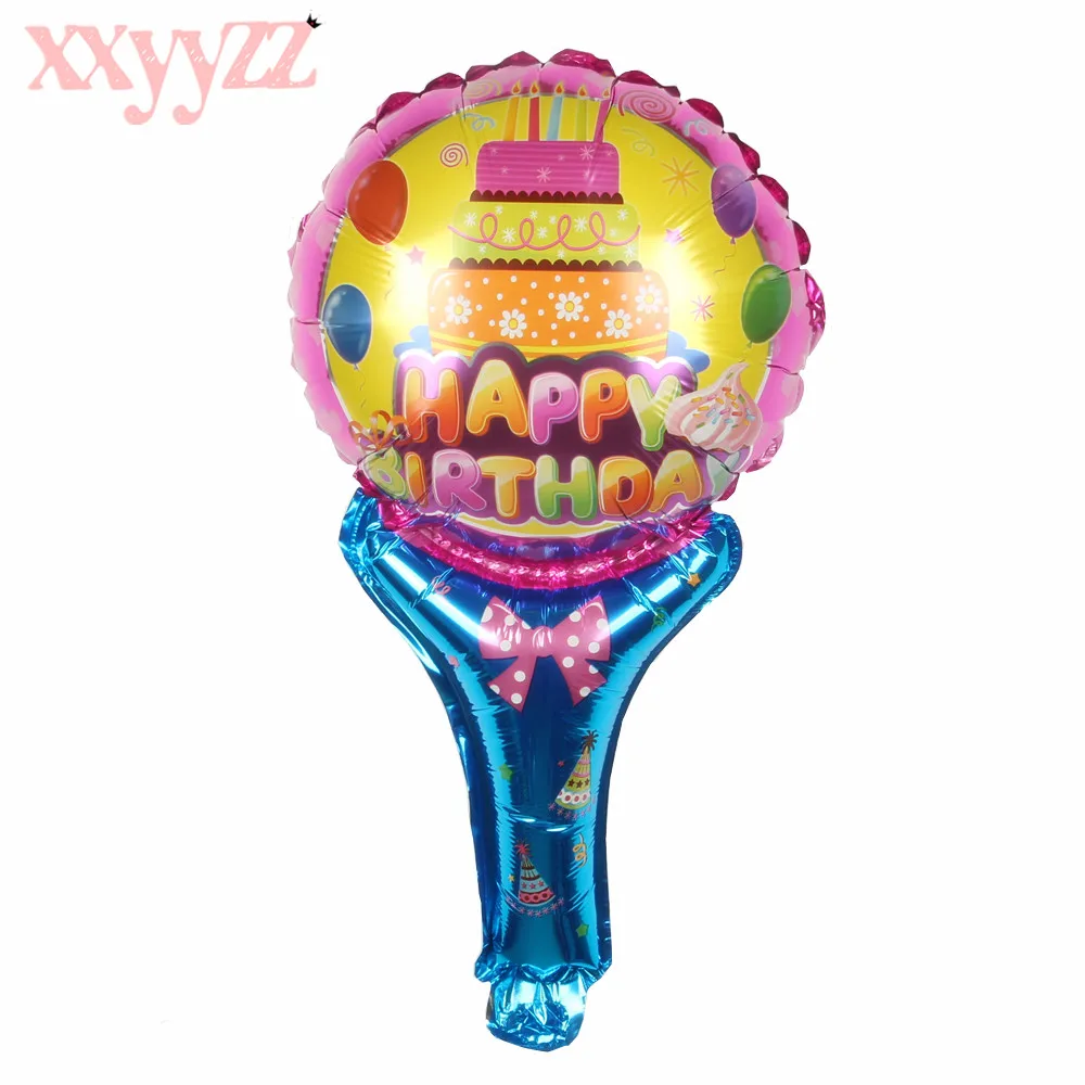 XXYYZZ 2018 nueva historieta unicornio Handheld Stick Globos cumpleaños fiesta decoración globo de juguete caballo al por mayor globo XXYYZZ 2018 nueva historieta unicornio Handheld Stick Globos cumpleaños fiesta decoración globo de juguete caballo al por mayor globo