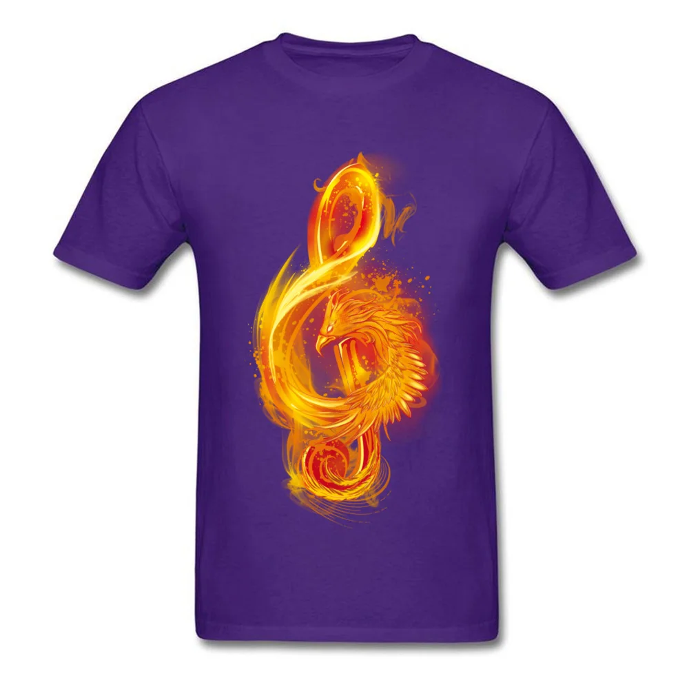 Music Reborn T Shirt for Men Casual Summer Fall Tops & Tees Short Sleeve Cheap Customized Tee Shirt Crew Neck All Cotton Music Reborn purple