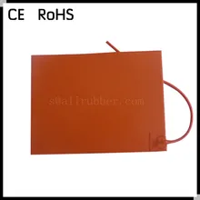 3d принтер с подогревом кровать Siicone нагреватель 623*115 мм 24 в 300 Вт