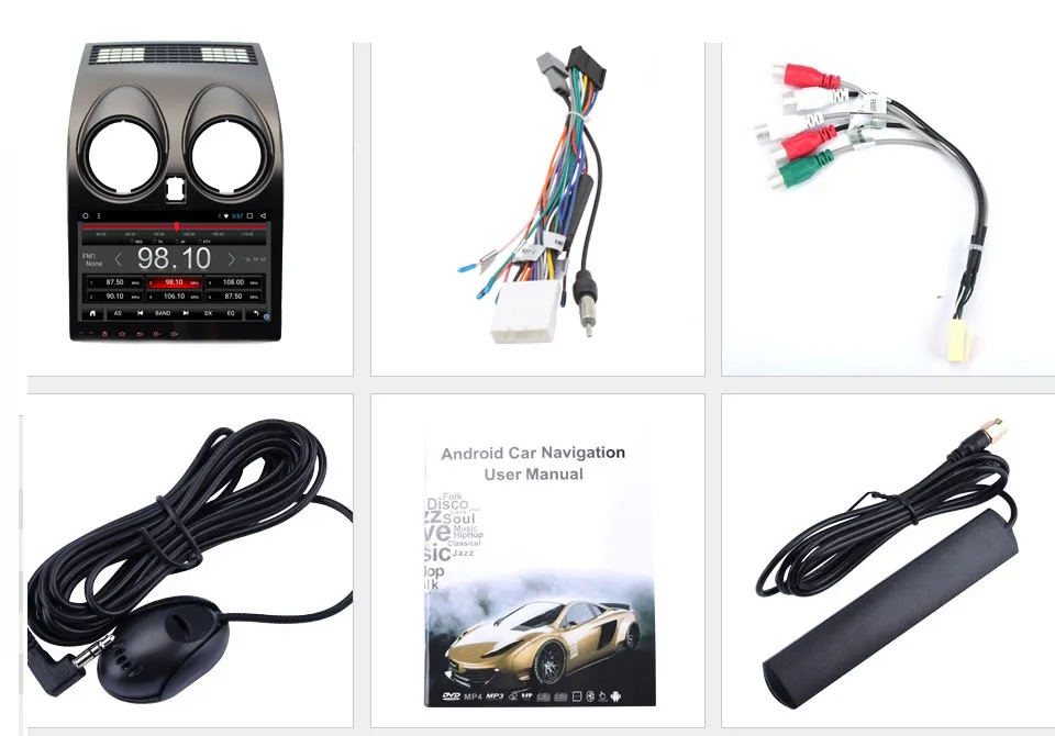 Clearance MARUBOX 2Din Android 8.1 Eight Core For Nissan Qashqai Dualis Car Multimedia Player 9" Touch Screen Radio GPS Bluetooth 9A002DT8 9