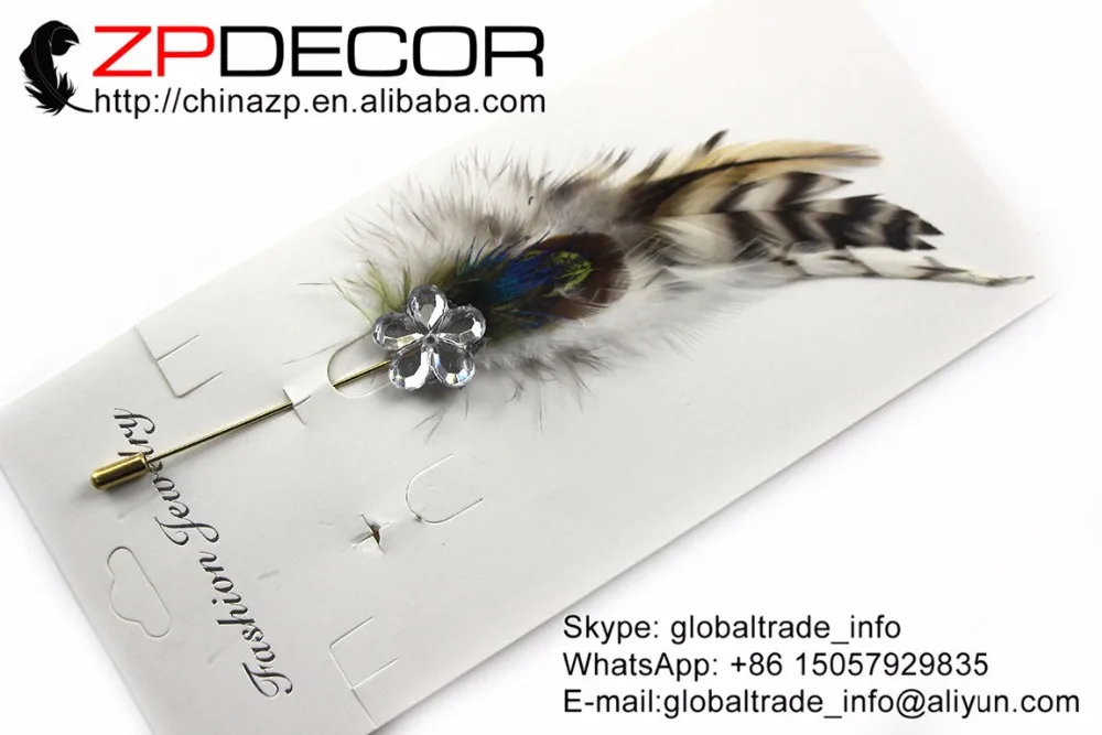ZPDECOR Топ 10 шт./лот качественная ручная работа натуральный гризли петух седло перо