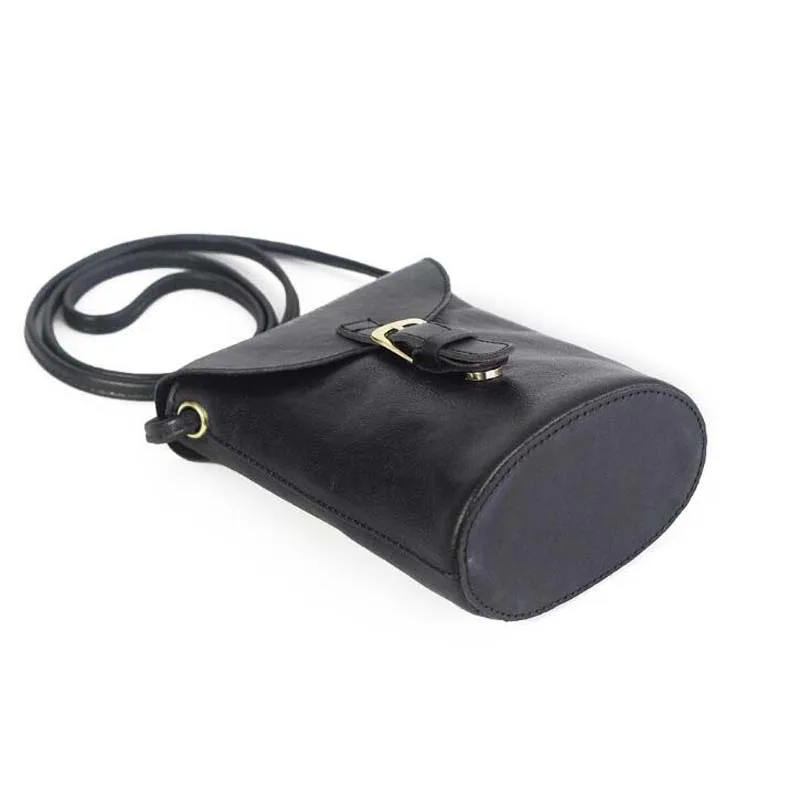 Новая женская кожаная сумка через плечо, винтажная портативная маленькая сумочка, сумка-мессенджер, женские клатчи из натуральной кожи