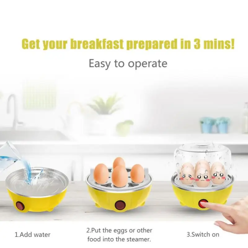 Многофункциональная быстрая электрическая яйцеварка 21 яйцо емкость Быстрый яичный котел Пароварка автоматическое отключение яичная Пароварка кухонные инструменты