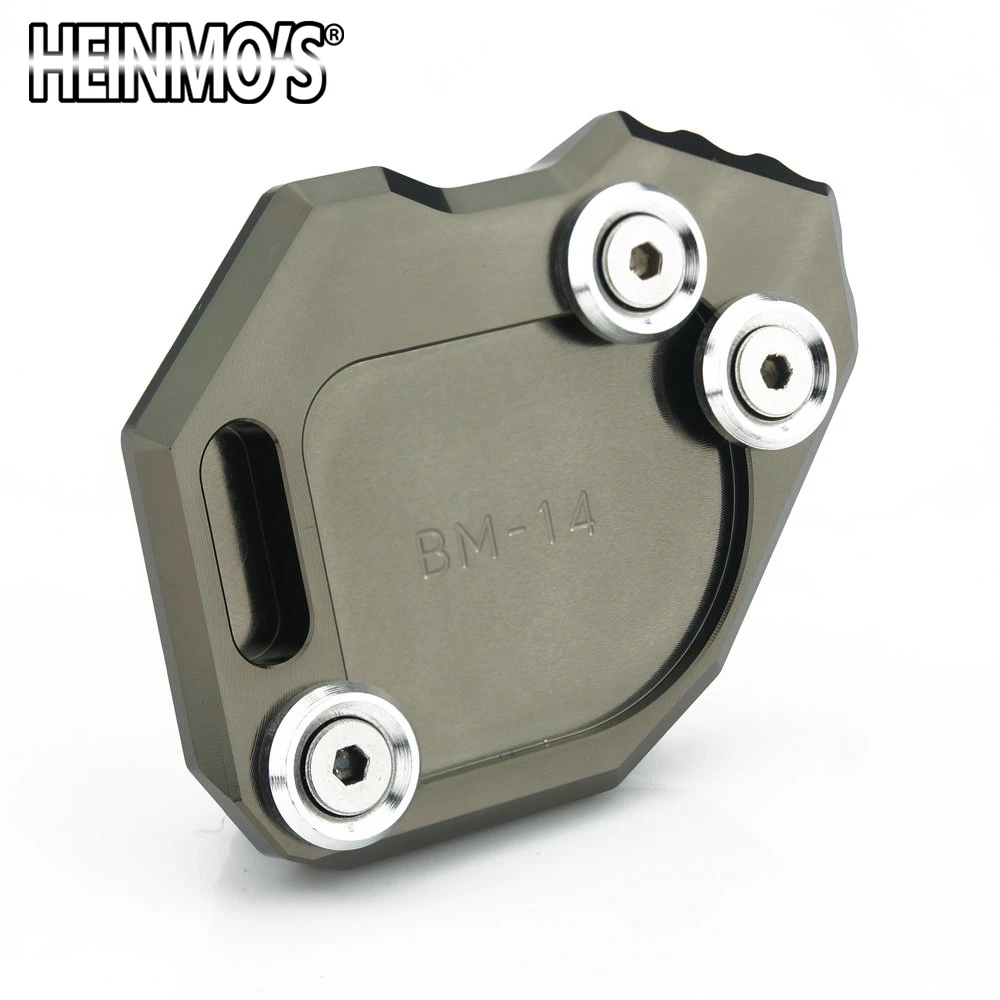 Moto Accessories CNC Aluminum Motorcycle Side Kickstand Stand Extension Plate For F800GS F 800GS F800 GS 2008- 2013