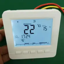 Еженедельный программируемый цифровой термостат для водяного теплого пола коллектор управления клапаном 3A контроль комнатной температуры Лер