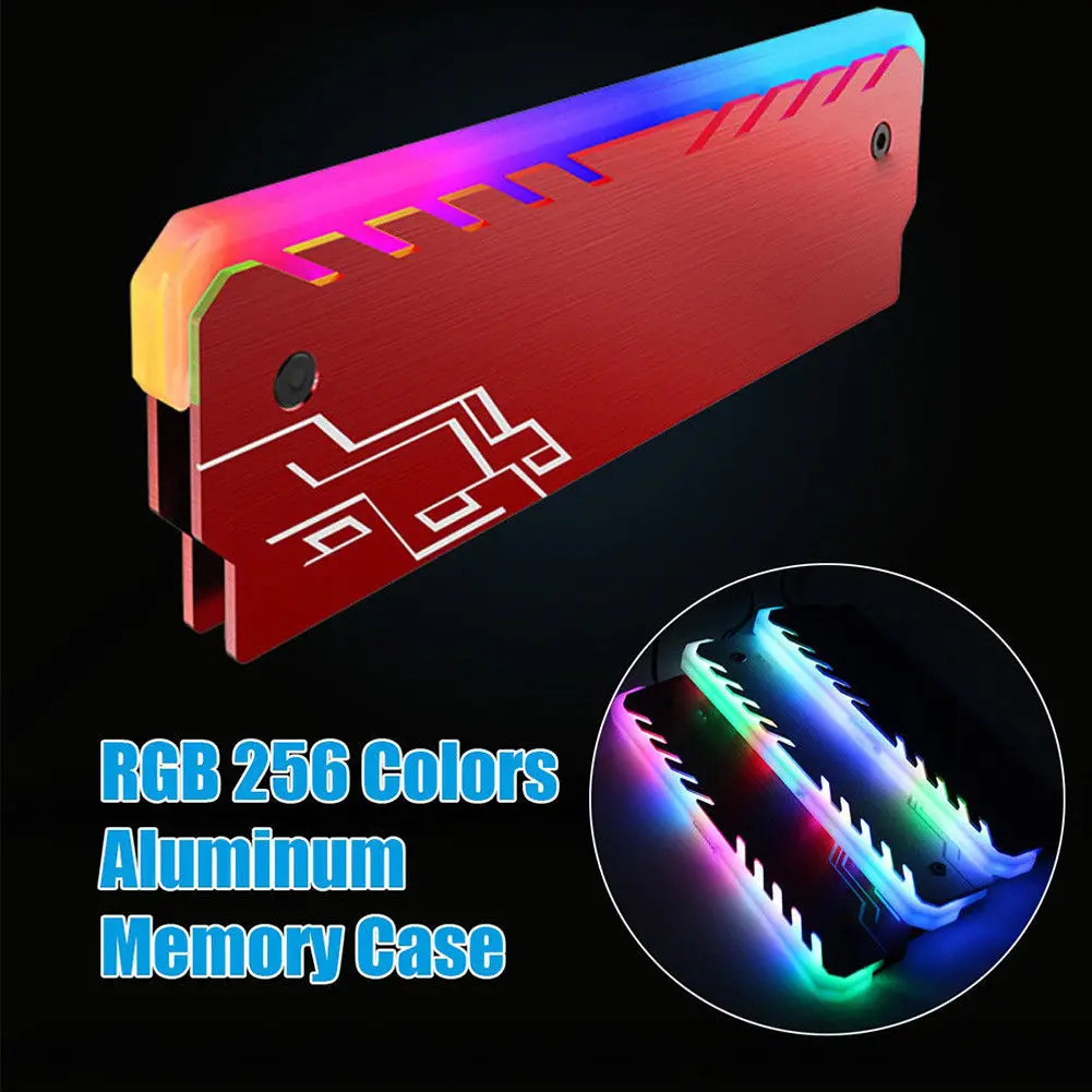 

New 1 Pcs Memory RAM Heatsink RGB Cooler Heat Sink Cooling DDR Chipset Cooling Vest EM88