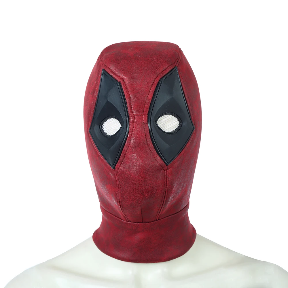 High Quality Deadpool 2 Costume Halloween Superhero Red Leather Deadpool Jumpsuit Deadpool Cosplay Costume