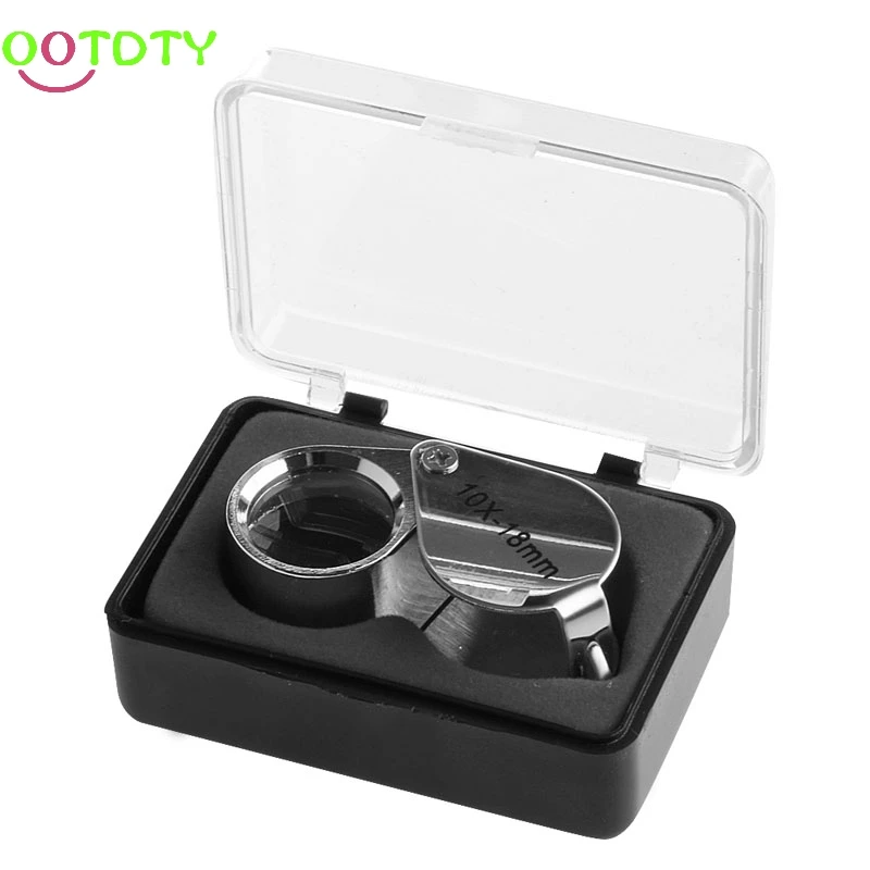 

10X 18mm Triplet Jeweler Eye Loupe Magnifier Magnifying Glass Jewelry Diamond